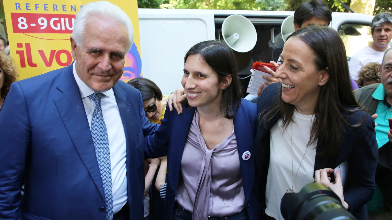 Eugenio Giani, Elly Schlein e Sara Funaro