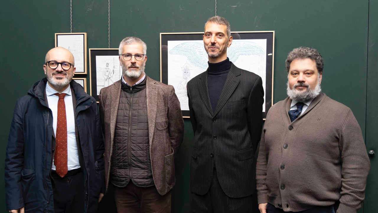 da sx Giovanni Bettarini, Francesco Nocentini, Gustavo Giacosa, Enrico Sartoni da sx Giovanni Bettarini, Francesco Nocentini, Gustavo Giacosa, Enrico Sartoni