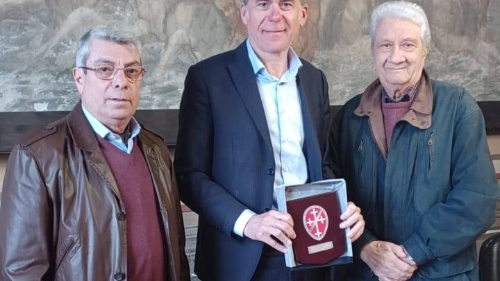 Il Sindaco Conti, l'Assessore Filippo Bedini e il Cav. Giuseppe Pantaleo Il Sindaco Conti, l'Assessore Filippo Bedini e il Cav. Giuseppe Pantaleo