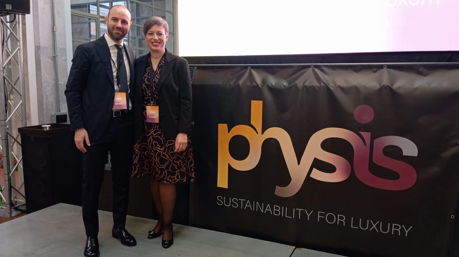 Consorzio Physis: il presidente Alessandro Pacenti e la direttrice tecnica Ester Falletta