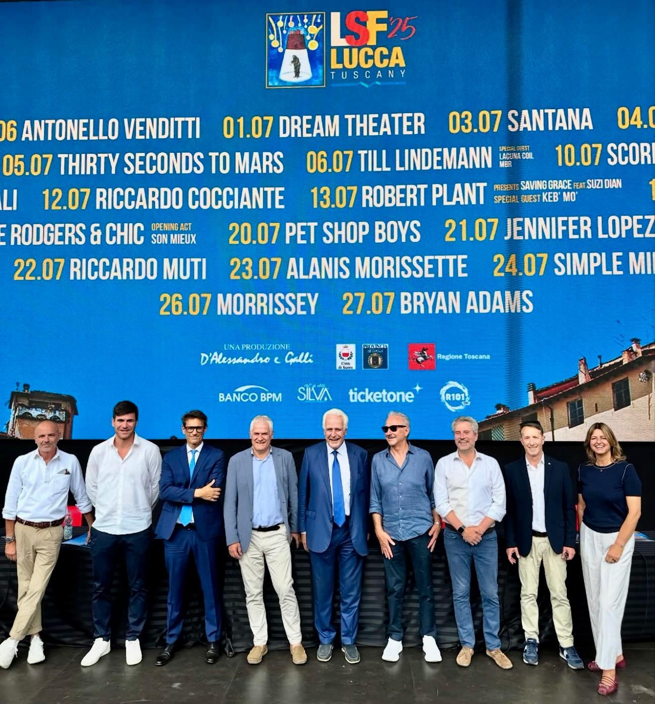 Lucca Summer Festival, Giani: “Occasione di sviluppo del territorio”