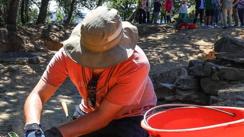 Uno scavo archeologico (FotoGasperini) Uno scavo archeologico (FotoGasperini)