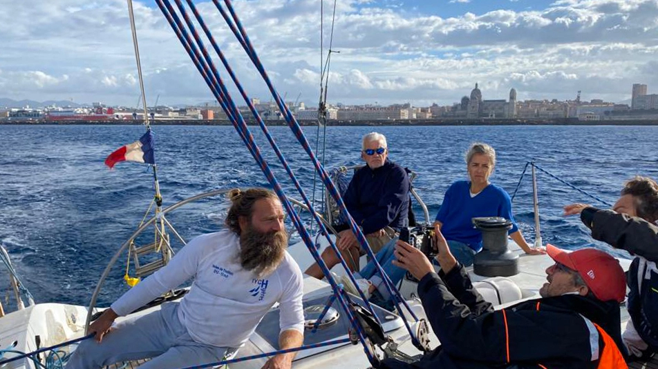 Alessio Giottoli è tra i fondatori del gruppo umanitario ’Sea’ Con la sua barca a vela di 18 metri ha portato aiuti all’Ucraina navigando per quindici giorni