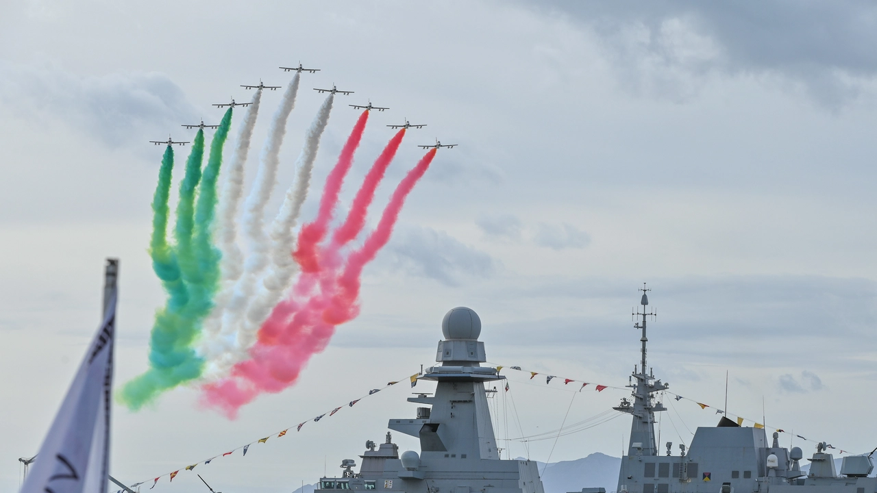 Una recente esibizione delle Frecce Tricolori avvenuta a Cagliari Una recente esibizione delle Frecce Tricolori avvenuta a Cagliari