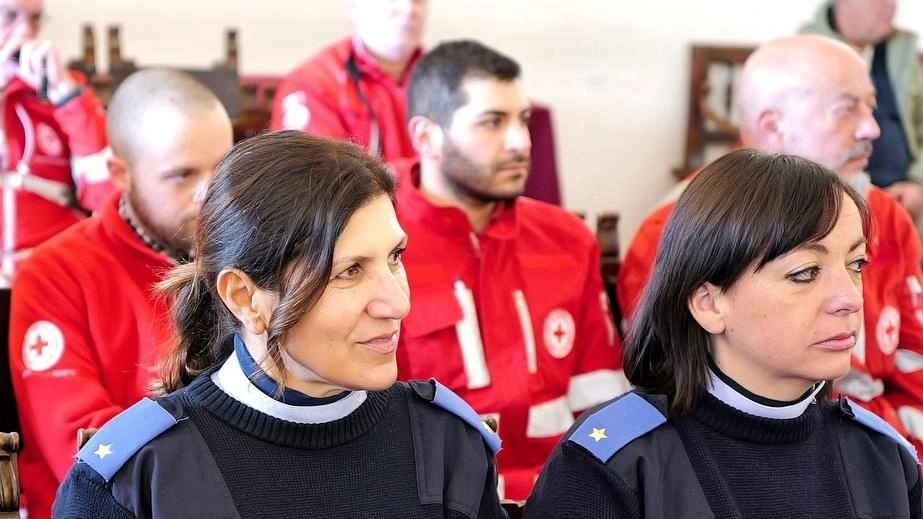 Alcuni operatori alla Sala della Vaccara