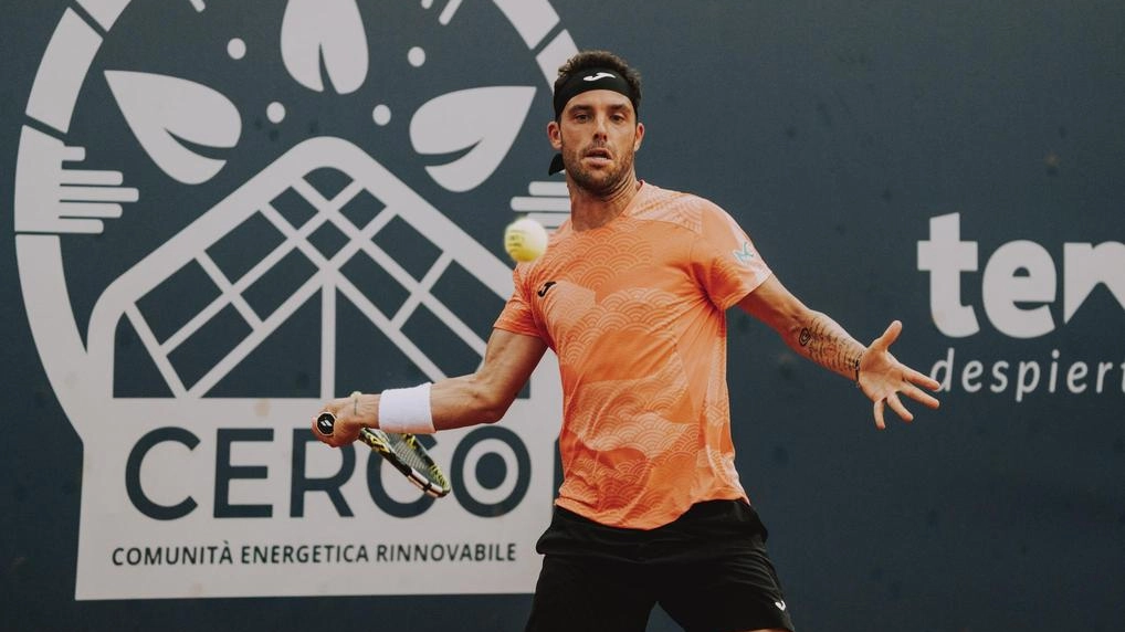 Marco Cecchinato ha battuto Remy Bertola con il punteggio di 6-0 6-3 (foto Yuri Serafini)