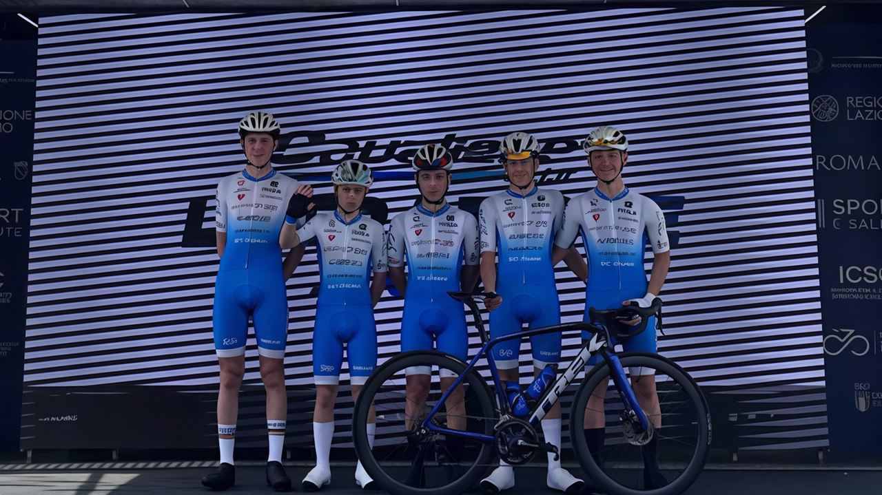 La formazione allievi al Gp Liberazione alle Terme di Caracalla a Roma La formazione allievi al Gp Liberazione alle Terme di Caracalla a Roma