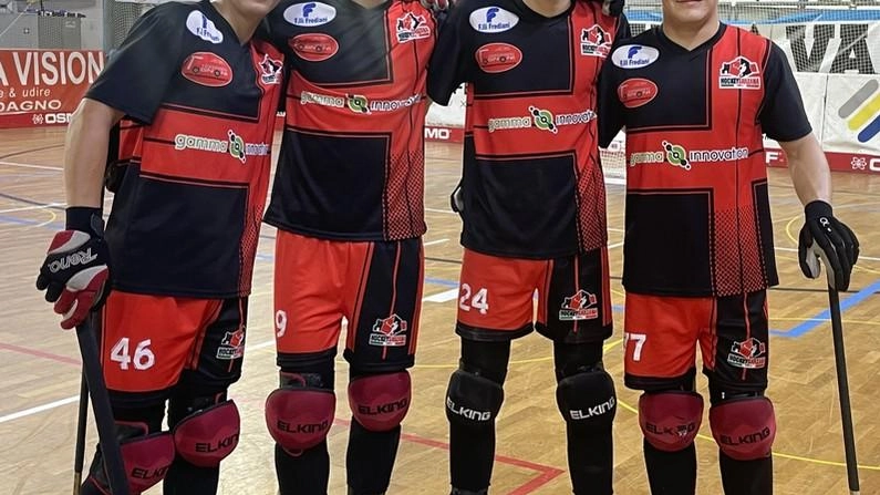I quattro moschettieri rossoneri che si stanno affacciando alla serie A1 I quattro moschettieri rossoneri che si stanno affacciando alla serie A1