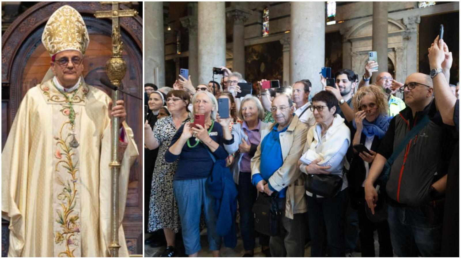 Pisa, ecco il nuovo vescovo: abbraccia i giovani e dice: “Il sogno di Dio è dentro di noi” Pisa, ecco il nuovo vescovo: abbraccia i giovani e dice: “Il sogno di Dio è dentro di noi”