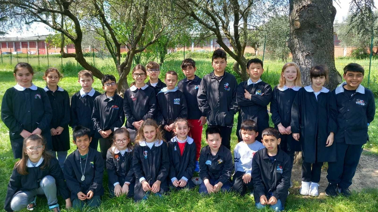 Gli alunni della terza primaria. dell’istituto comprensivo Puddu