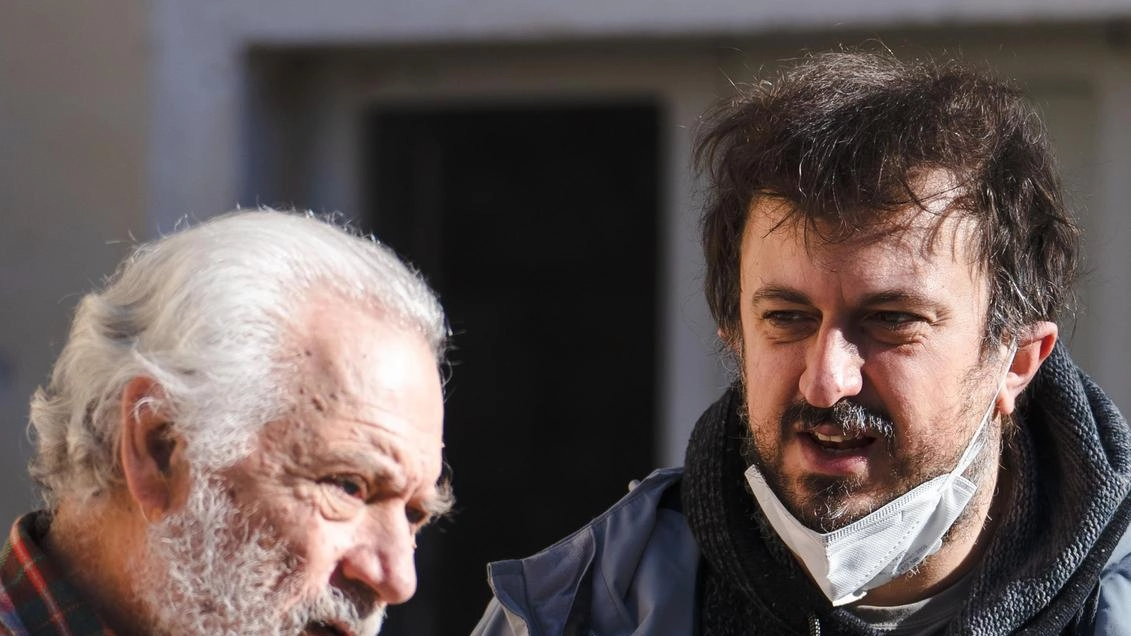 Giorgio Colangeli e Damiano Giacomelli alla prima di ’Castelrotto’