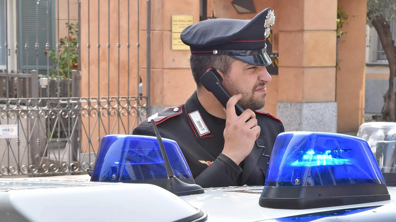 Sul posto per le indagini sono arrivati i carabinieri(foto archivio)