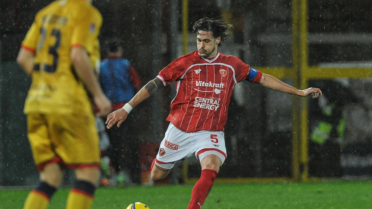 Il difensore del Perugia, Gabriele Angella Il difensore del Perugia, Gabriele Angella