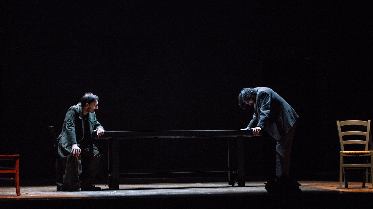 Una scena della rappresentazione teatrale Una scena della rappresentazione teatrale