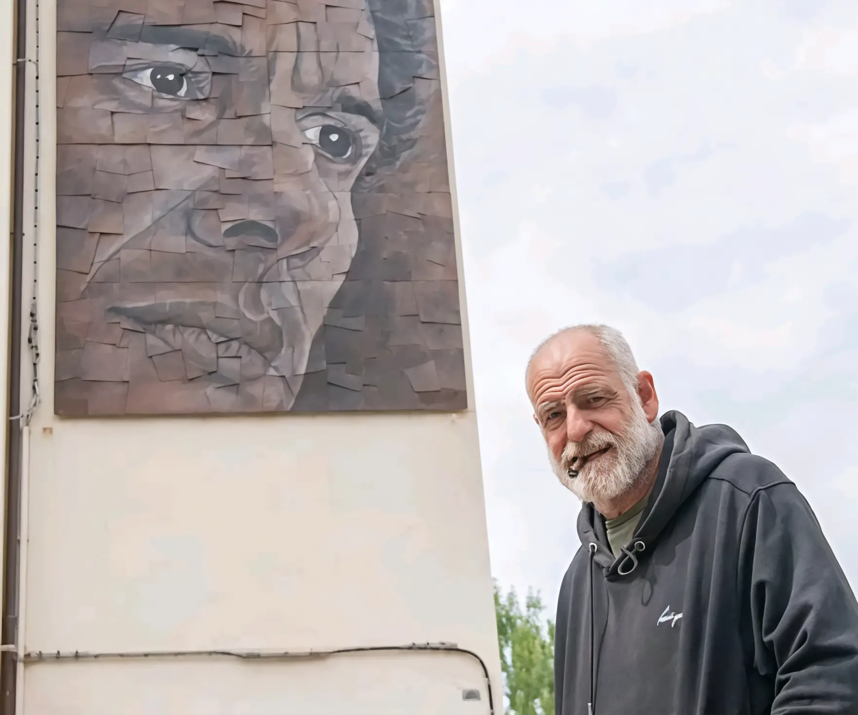 Il murale dedicato a Senna. Inaugurata l’opera di Pierotti