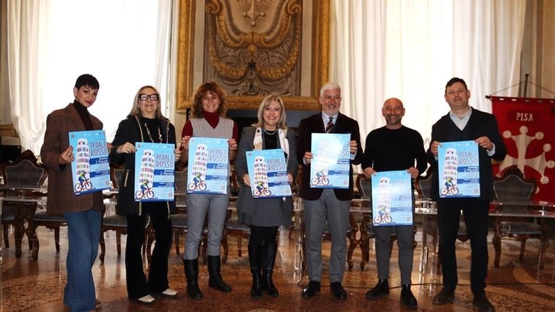 La presentazione del progetto «Pedale rosso» in Comune La presentazione del progetto «Pedale rosso» in Comune