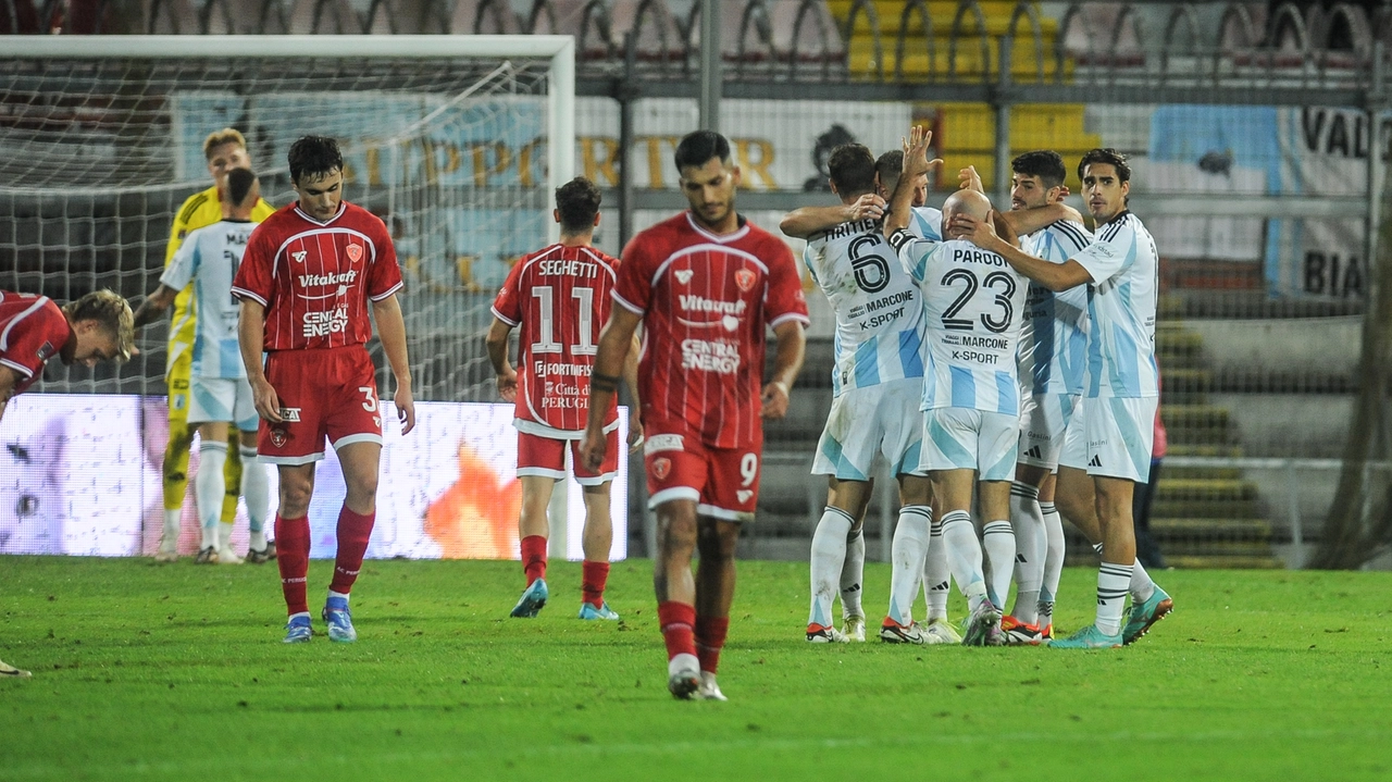 Perugia-Entella (foto Crocchioni) Perugia-Entella (foto Crocchioni)