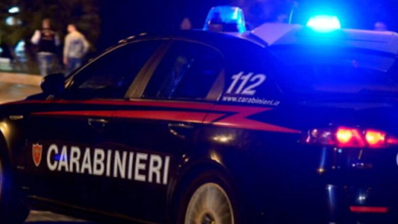 L'intervento dei carabinieri (foto Ansa)