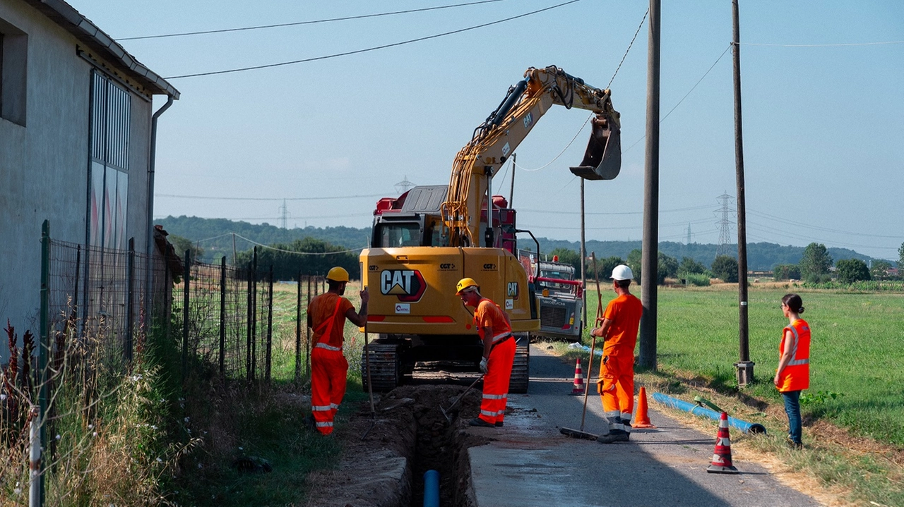Il cantiere di Acque a Bientina Il cantiere di Acque a Bientina