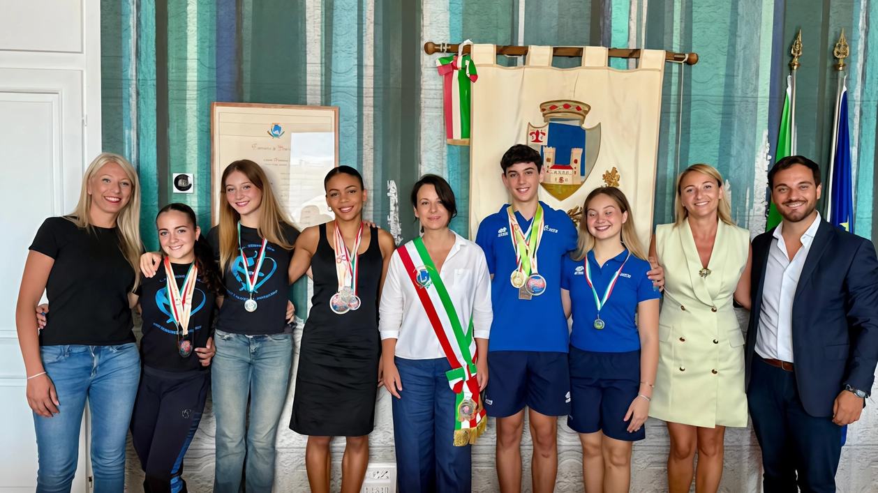 Yenè Corina Soro Bonati è stata. ricevuta in comune dalla sindaca Claudia Sereni e dall’assessore allo sport Salvatore Saltarello