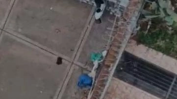 Uno degli occupanti già ieri sera rientrava passando per un buco nel cancello Uno degli occupanti già ieri sera rientrava passando per un buco nel cancello