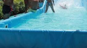 L’Acqua park di Gallipoli dove è avvenuto il dramma del bambino caduto in piscina