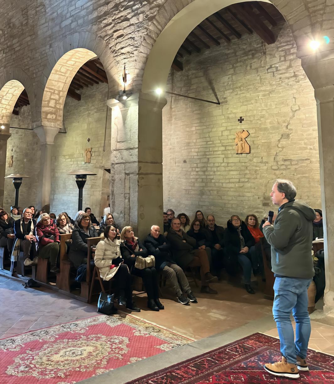lavori alla pieve di san michele dal giardino botanico ai percorsi per i pellegrini