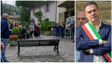Sindaco si barrica all’interno dell’unica banca del paese: “Per evitarne la chiusura”