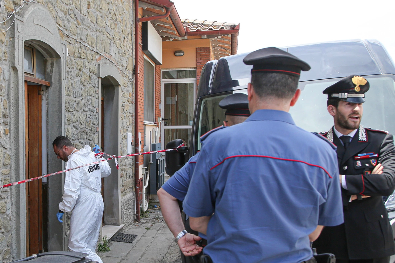 La casa a Tuoro sul Trasimeno dove si è consumato il tentato omicidio della donna e dove la bambina è stata ferita