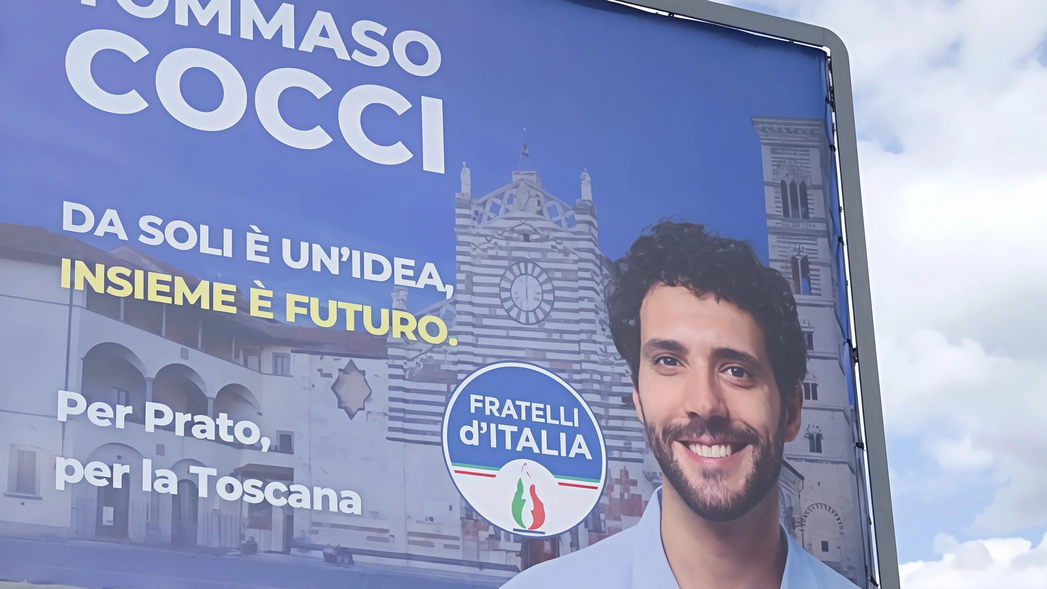 I manifesti per la campagna elettorale di Cocci candidato FdI al consiglio regionale I manifesti per la campagna elettorale di Cocci candidato FdI al consiglio regionale