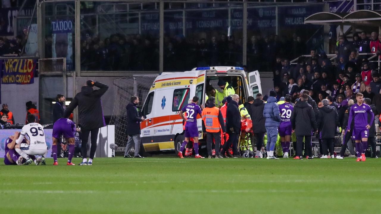 I soccorsi al Franchi per Bove (foto Germogli)