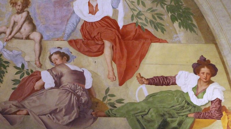 Visitazione e lunetta della Villa Medicea: un testo illuminante del 1939 che Corsetti avrebbe pubblicato, ora che sono una accanto all’altra. Visitazione e lunetta della Villa Medicea: un testo illuminante del 1939 che Corsetti avrebbe pubblicato, ora che sono una accanto all’altra.
