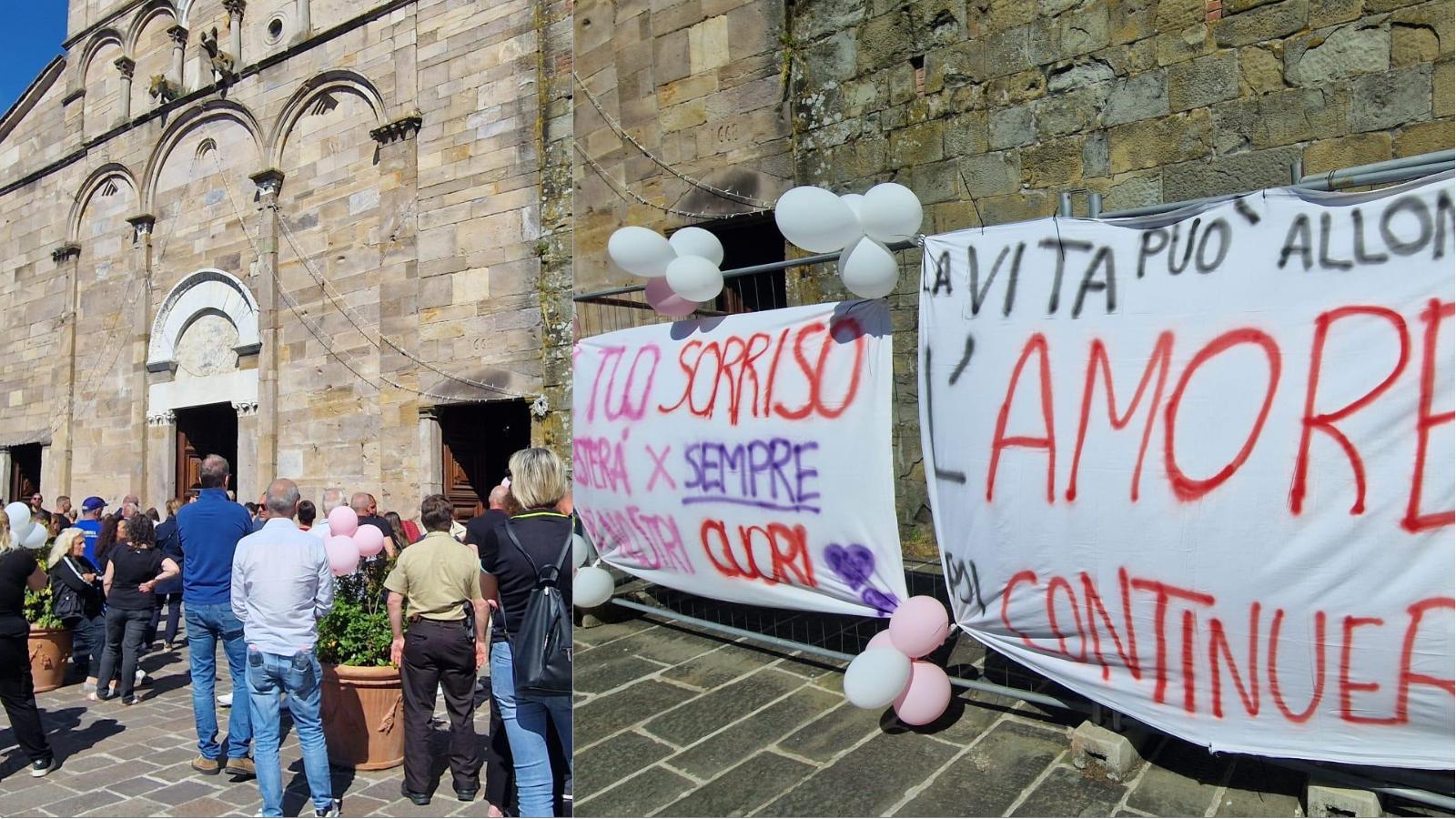 “La vita può allontanarci, l’amore continuerà”. Valentina Tolomei, folla commossa ai funerali “La vita può allontanarci, l’amore continuerà”. Valentina Tolomei, folla commossa ai funerali