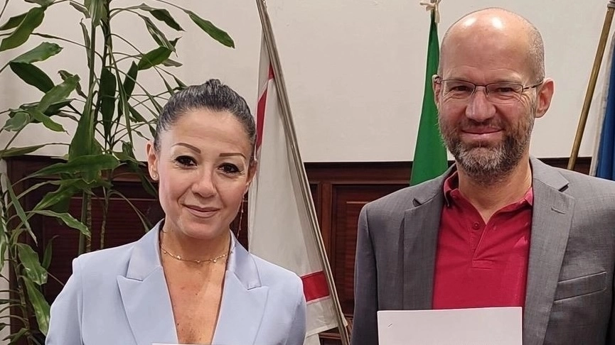 L'assessore Del Giudice e il sindaco Betti L'assessore Del Giudice e il sindaco Betti