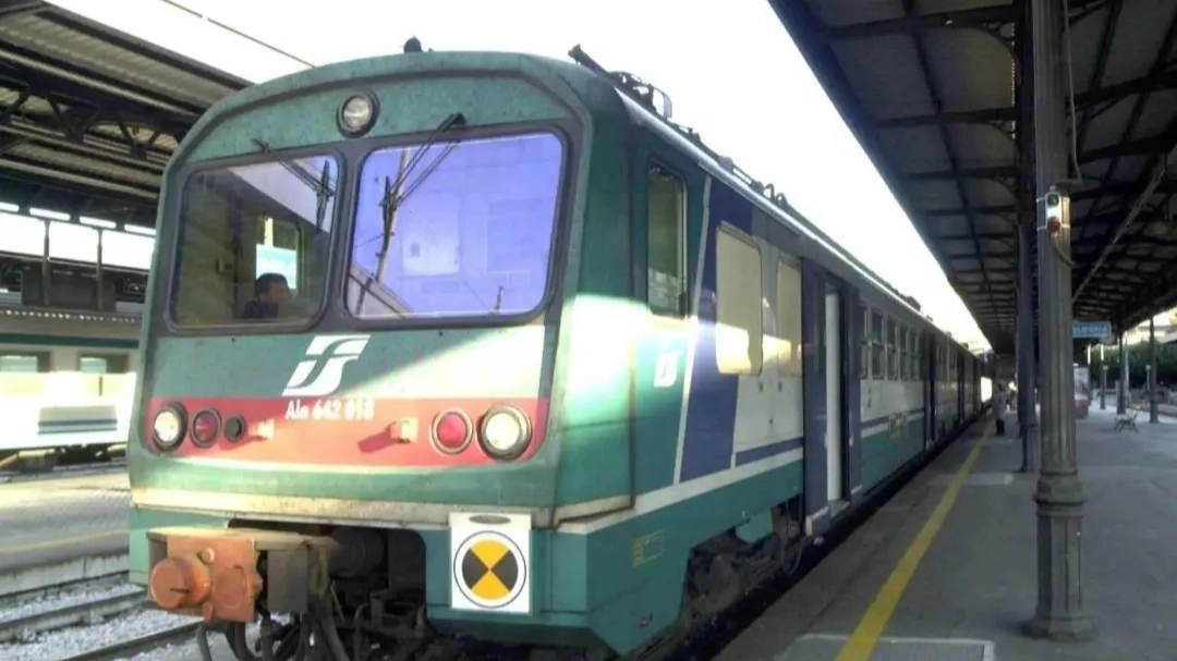 Treno (immagine di repertorio Ansa) Treno (immagine di repertorio Ansa)