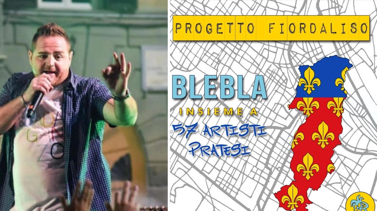 Il rapper Blebla presenta il suo nuovo album 'Progetto Fiordaliso', coinvolgendo 57 artisti pratesi di diversi generi musicali. Il rapper Blebla presenta il suo nuovo album 'Progetto Fiordaliso', coinvolgendo 57 artisti pratesi di diversi generi musicali.