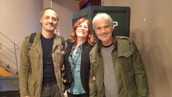 Massimo Dapporto e Fabio Troiano con l'assessore Grassi
