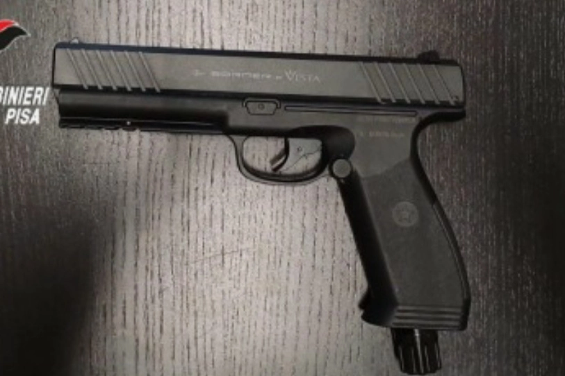 La Pistola sequestrata