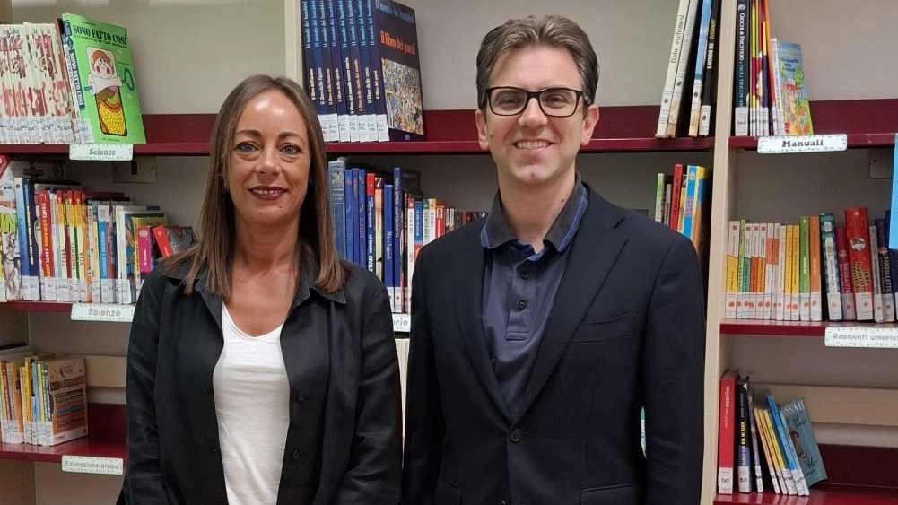 Annalisa Capocci, nuova dirigente scolastica del ’Pratesi’, con il sindaco Federico Balocchi