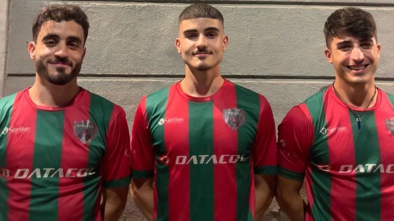 I tre fratelli Naclerio, da sinistra Matteo, Nicola e Antonio I tre fratelli Naclerio, da sinistra Matteo, Nicola e Antonio