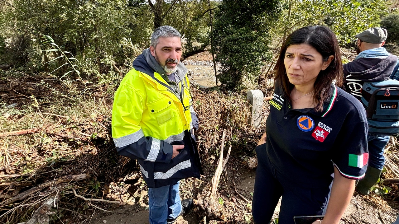 Il sindaco di Montecatini Auriemma e l'assessora Monia Monni (Foto Bongianni/Fotocronache Germogli)