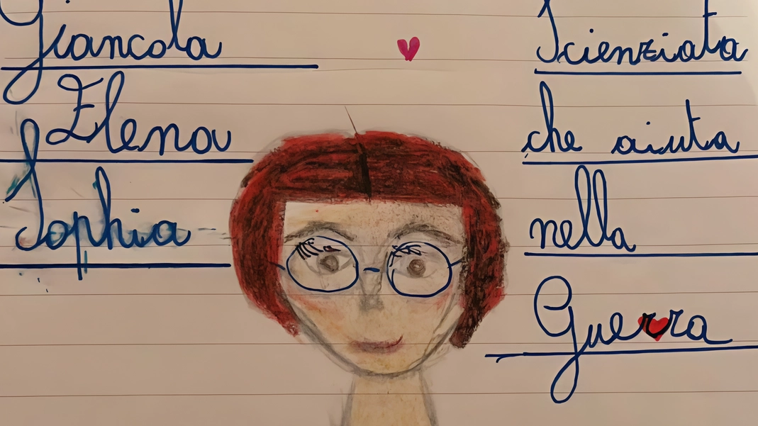 Flavia Bustreo nel disegno degli alunni Flavia Bustreo nel disegno degli alunni