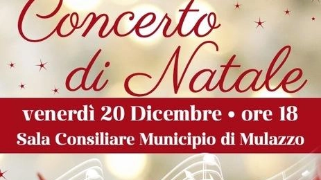 La locandina del concerto di Natale La locandina del concerto di Natale