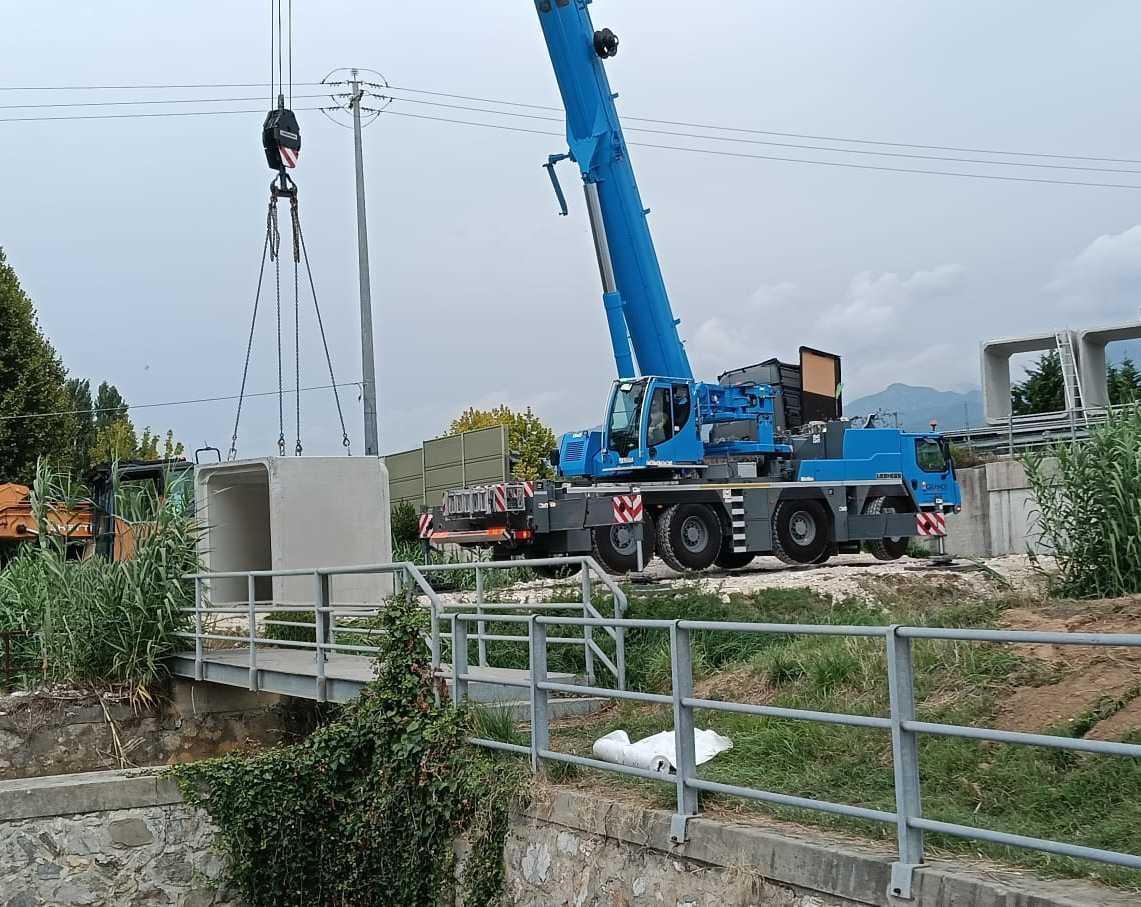 Consorzio a lavoro per consolidare gli argini di Farabola e Sassaia