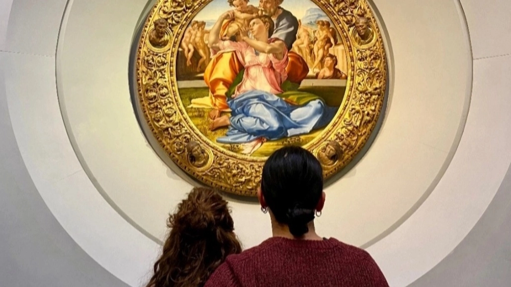 Il Tondo Doni di Michelangelo conservato nelle Gallerie degli Uffizi