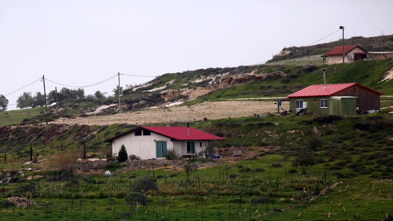 Vicino all'avamposto illegale di Havat Gilad
