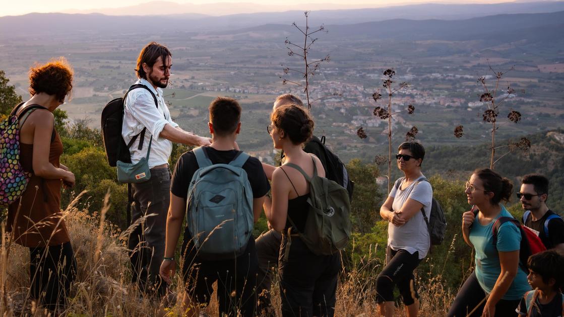 Monte Calvo, escursione notturna sotto la guida di Giacomo Radi Monte Calvo, escursione notturna sotto la guida di Giacomo Radi