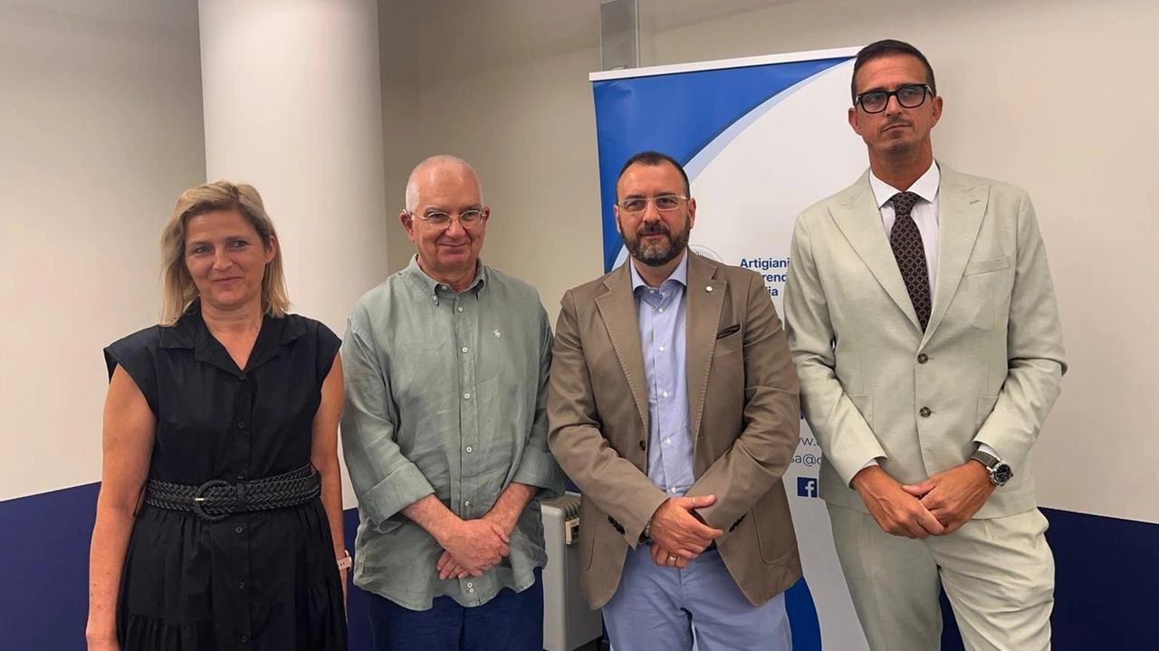 Da. sinistra Chiara Di Sacco, Giuseppe Sardu, Francesco Oppedisano, Luigi Ghelardini
