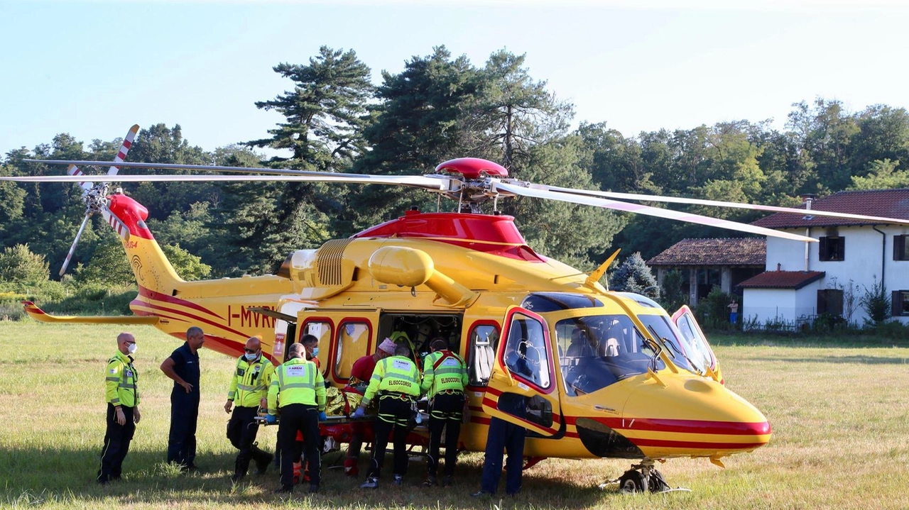 L’elisoccorso Pegaso ha portato l’uomo all’ospedale di Careggi L’elisoccorso Pegaso ha portato l’uomo all’ospedale di Careggi