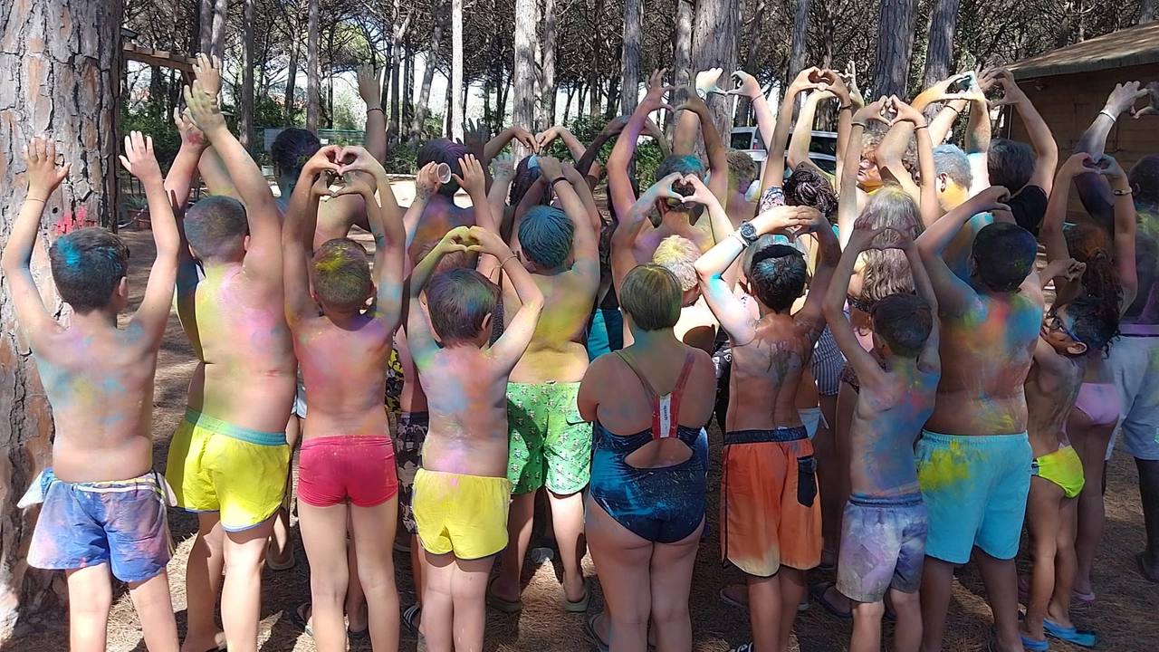 I bambini in campeggio I bambini in campeggio